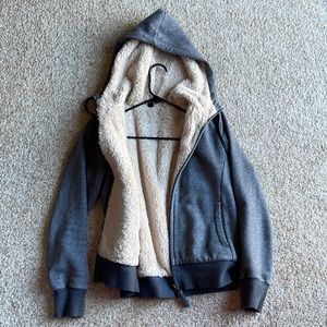 Uniqlo lined hoodie